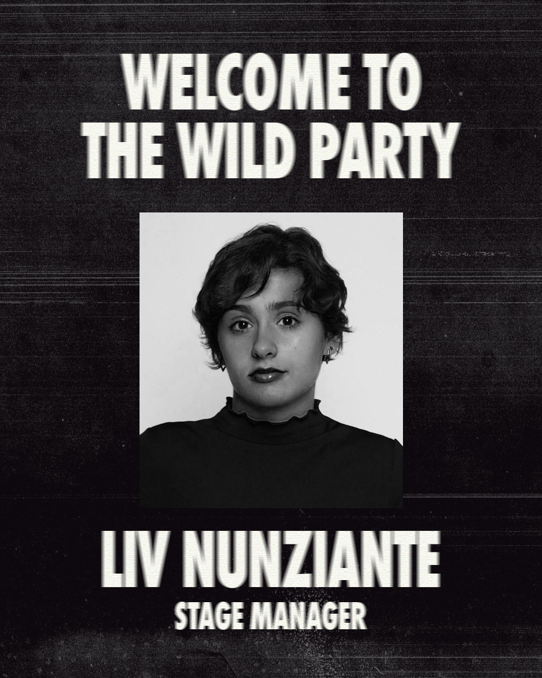 Liv Nunziante — Stage Manager. Portrait from Arbor Lane Productions.
