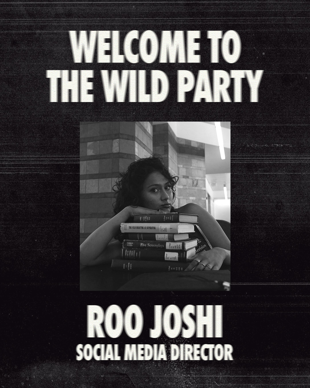 Roo Joshi — Social Media Director. Portrait from Arbor Lane Productions.
